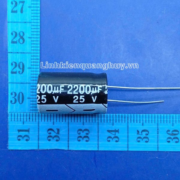 Tụ hóa 25V 2200uF 13x21mm