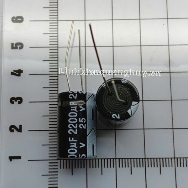 Tụ hóa 25V 2200uF 13x21mm