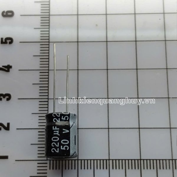 Tụ hóa 50V 220uF 10x13mm