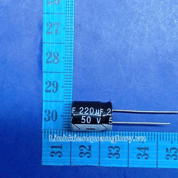 Tụ hóa 50V 220uF 10x13mm