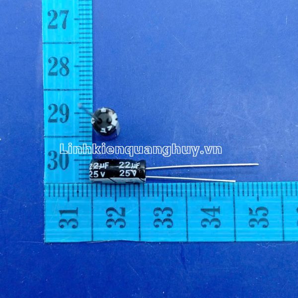 Tụ hóa 25V 22uF 5x11mm (set10)