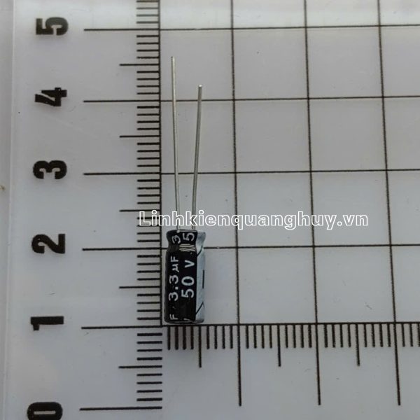 Tụ hóa 50V 3.3uF 5x11mm (set 10)