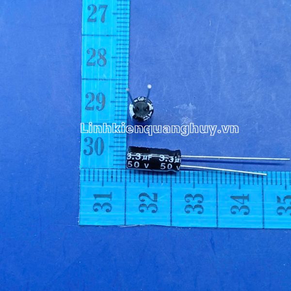 Tụ hóa 50V 3.3uF 5x11mm (set 10)