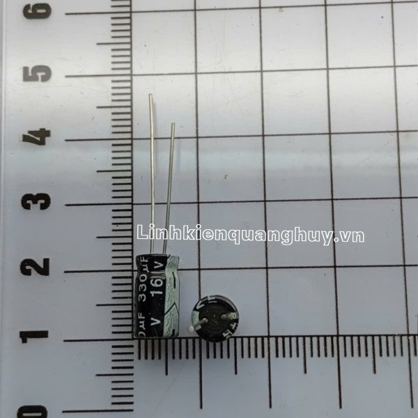 Tụ hóa 16V 330uF 6x12mm (set10)