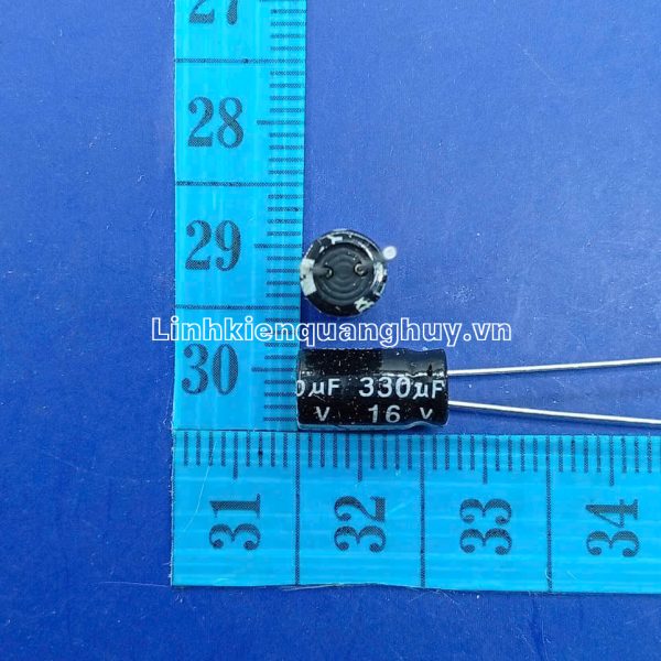 Tụ hóa 16V 330uF 6x12mm (set10)