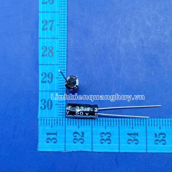 Tụ hóa 50V33uF 5X11mm (set10)