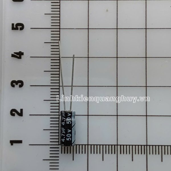 Tụ hóa 50V 4.7uF 5x11mm (set 10)