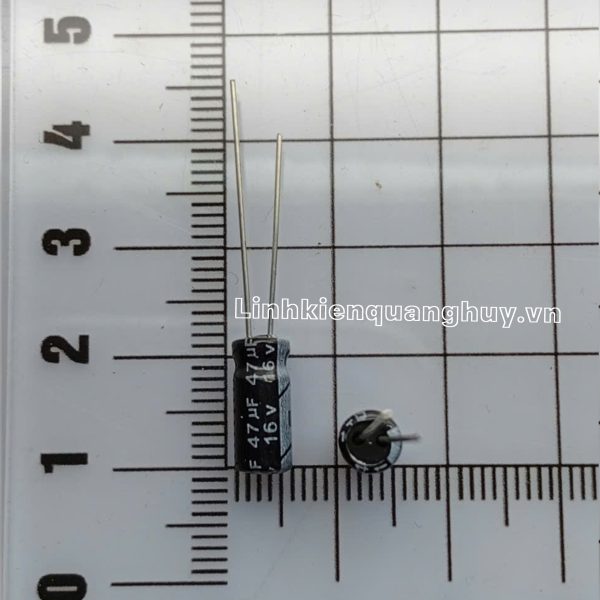 Tụ hóa 16V 47uF 5x11mm (set10)