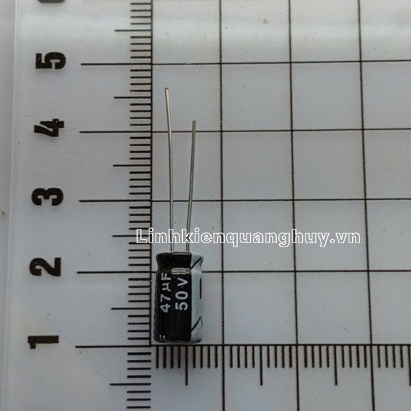 Tụ hóa 50V 47uF 6x12mm (set10)