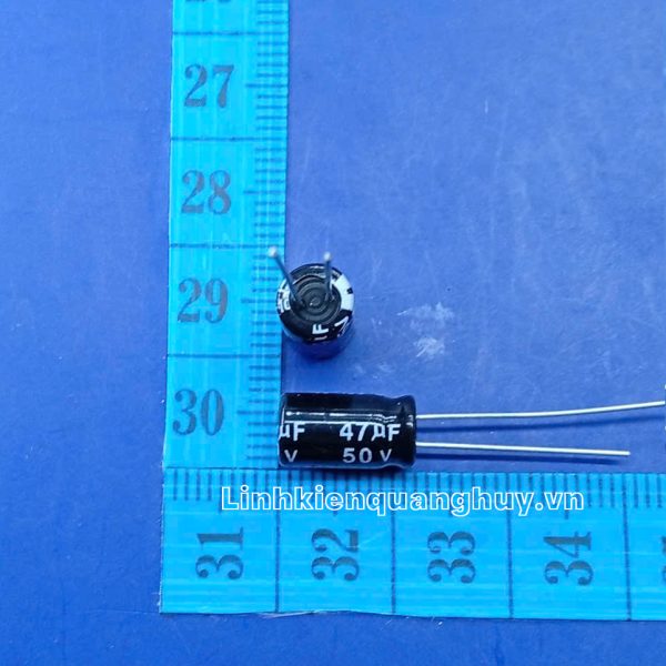 Tụ hóa 50V 47uF 6x12mm (set10)