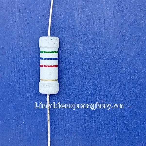 Điện trở vạch 2W 5K6 5% (10c)
