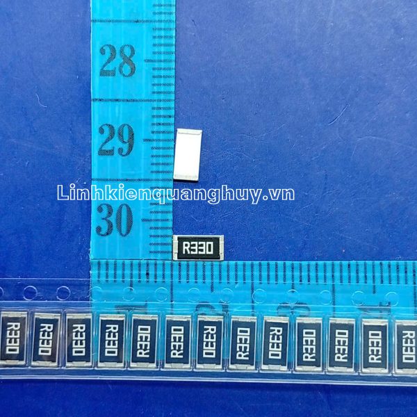 Điện trở dán 2512 0.33R R330 1W 5% (set10)