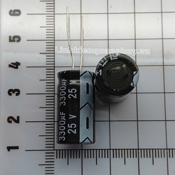 Tụ hóa 25V 3300uF 13x25mm