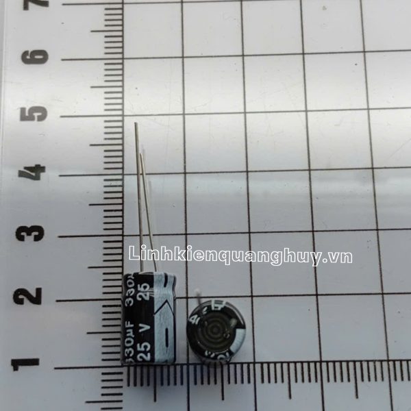 Tụ hóa 25V 330uF 8x12mm