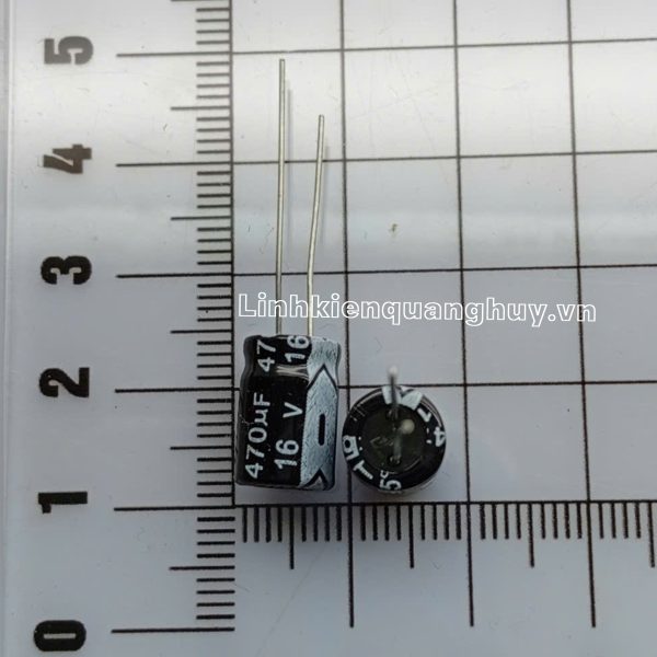 Tụ hóa 16V470uf 13X8mm