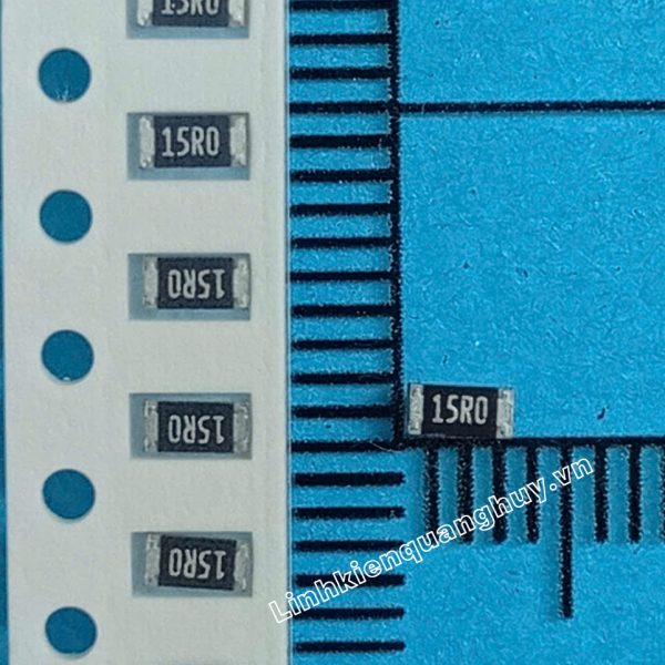 Điện trở dán 1206 15R 1% (50c)