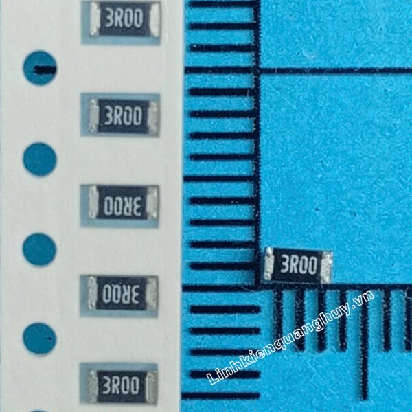 Điện trở dán 1206 3R 1% (50c)