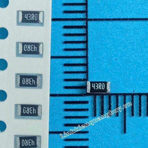 Điện trở dán 1206 43R 1% (50c)
