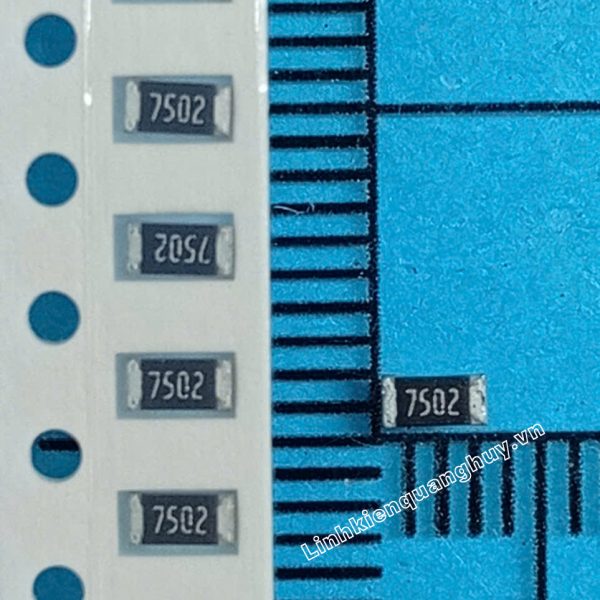 Điện trở dán 1206 75K 1% (50c)