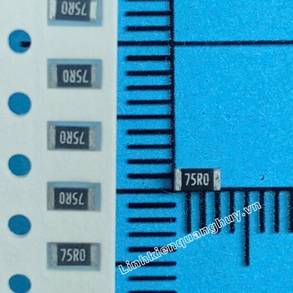 Điện trở dán 1206 75R 1% (50c)