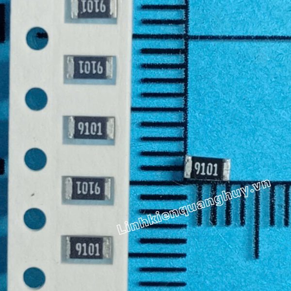 Điện trở dán 1206 9K1 1% (50c)