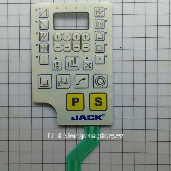 Miếng dán màn hình Jack PS vàng (mã A-01-112)
