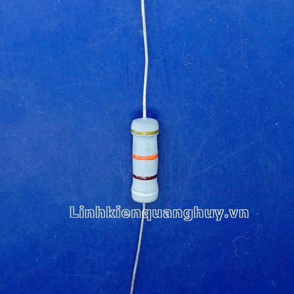 Điện trở vạch – Điện trở cắm 2W 91K (10c)