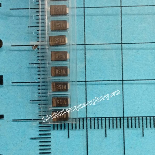 FR107 kí hiệu RS1M-SMD Diode xung 1A 1000V