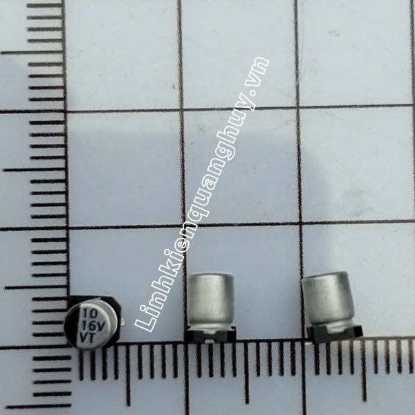 Tụ nhôm 16V 10uf 4*5.4mm