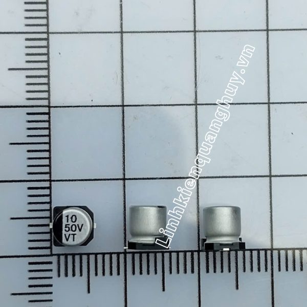 Tụ nhôm 50V 10uf 5*5.4mm