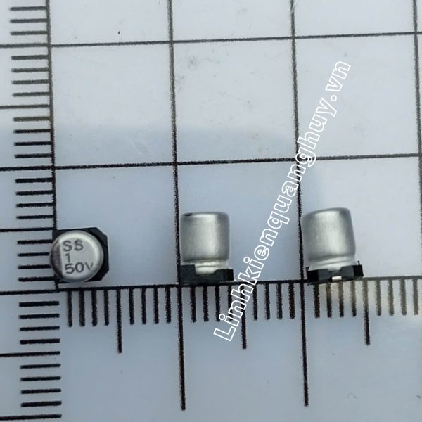 Tụ nhôm 50V 1uf 4*5.4mm