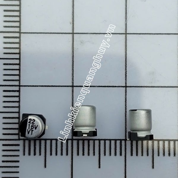 Tụ nhôm 16v 22uf 4*5.4mm