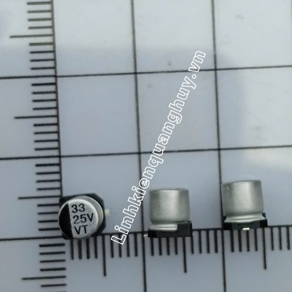 Tụ nhôm 25v 33uf 5*5.4mm