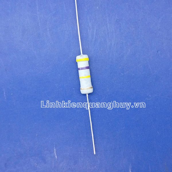 Điện Trở Vạch – Điện Trở Cắm 2W 470K 5% (10c)