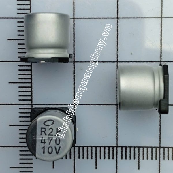 Tụ nhôm 10v 470uf 10*10.5mm