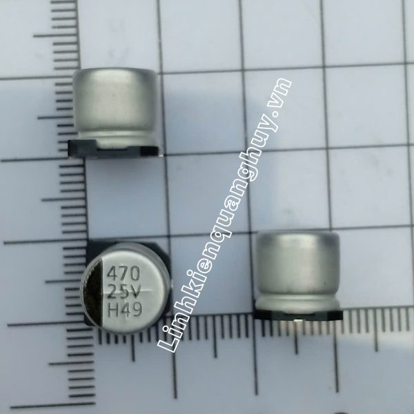 Tụ nhôm 25V 470uf 10*10.5mm
