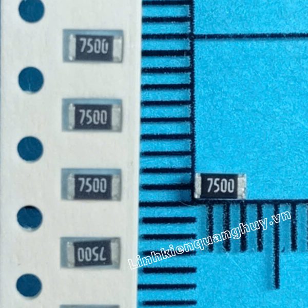 Điện trở dán 750R 1206 1% (50c)