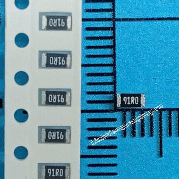 Điện trở dán 91R 1206 1% (50c)