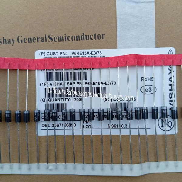 P6KE-15A Diode 15V 600W DIP 1 chiều