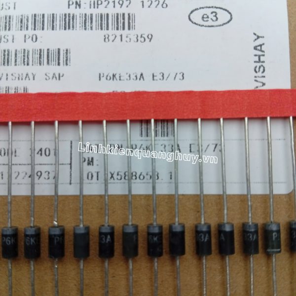 P6KE-33A Diode 33V 600W Dip 1 chiều