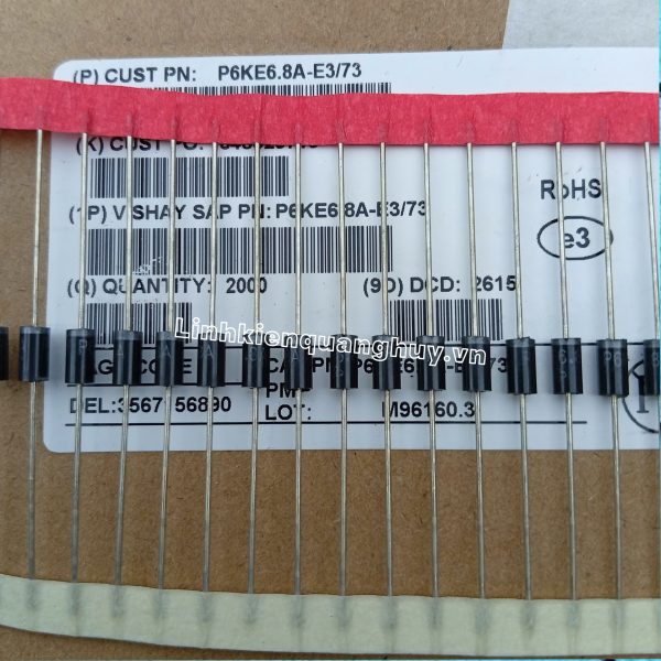 P6KE-6.8A Diode 6.8V 600W DIP 1 chiều