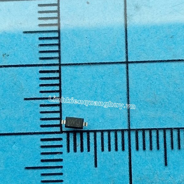 Diode zener 15V BZT52C15 kí hiệu WJ SOT-23