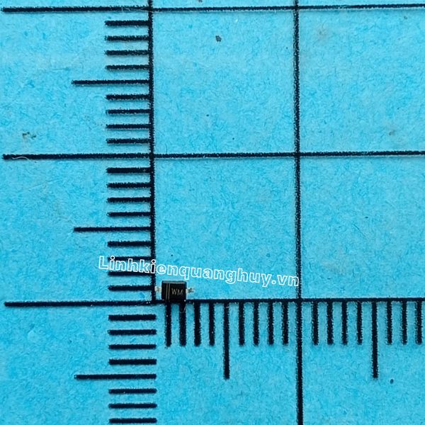 Diode zener 20V BZT52C-20S kí hiệu WM SOT-23