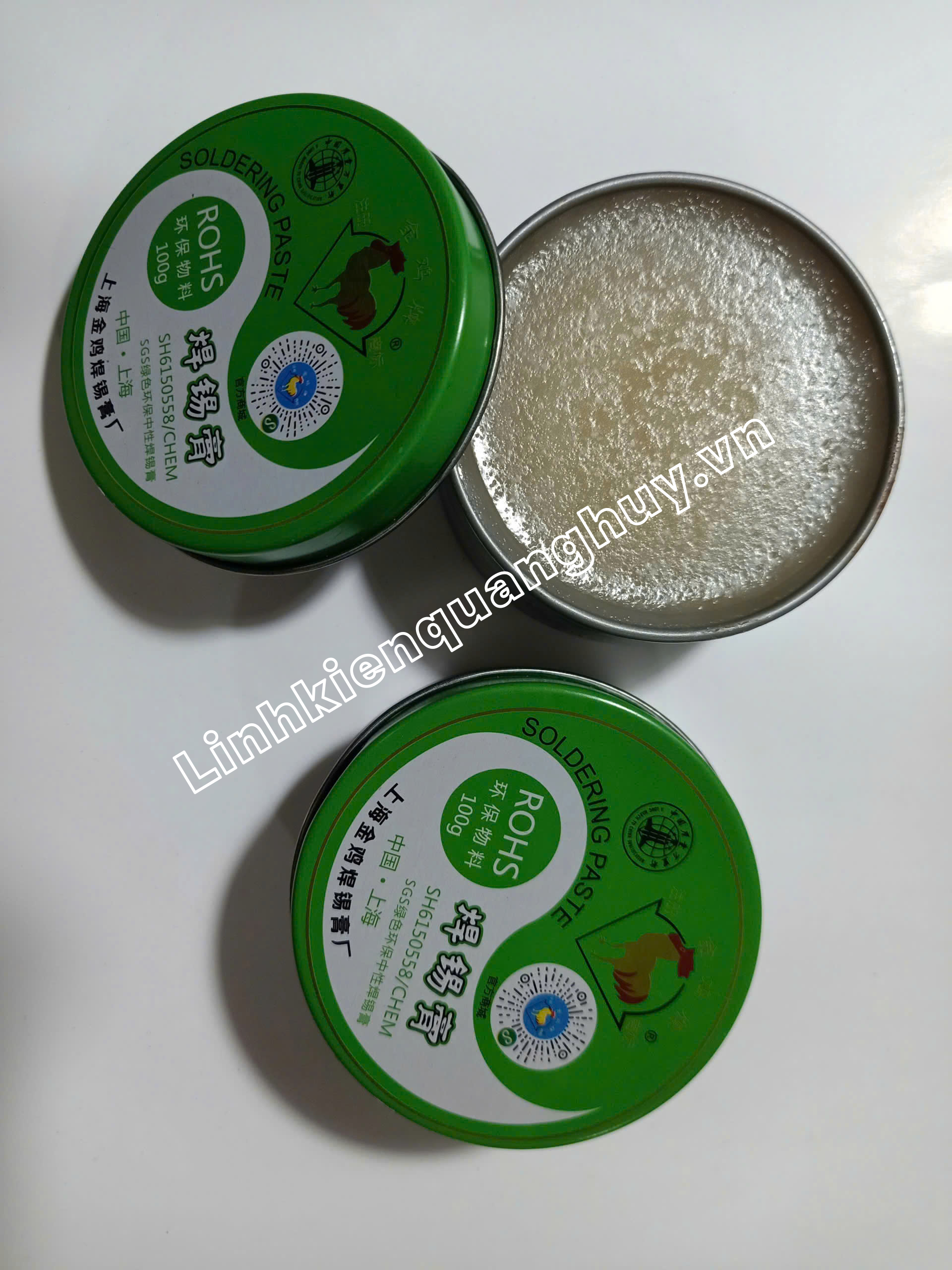 mỡ hàn hộp sắt 100g