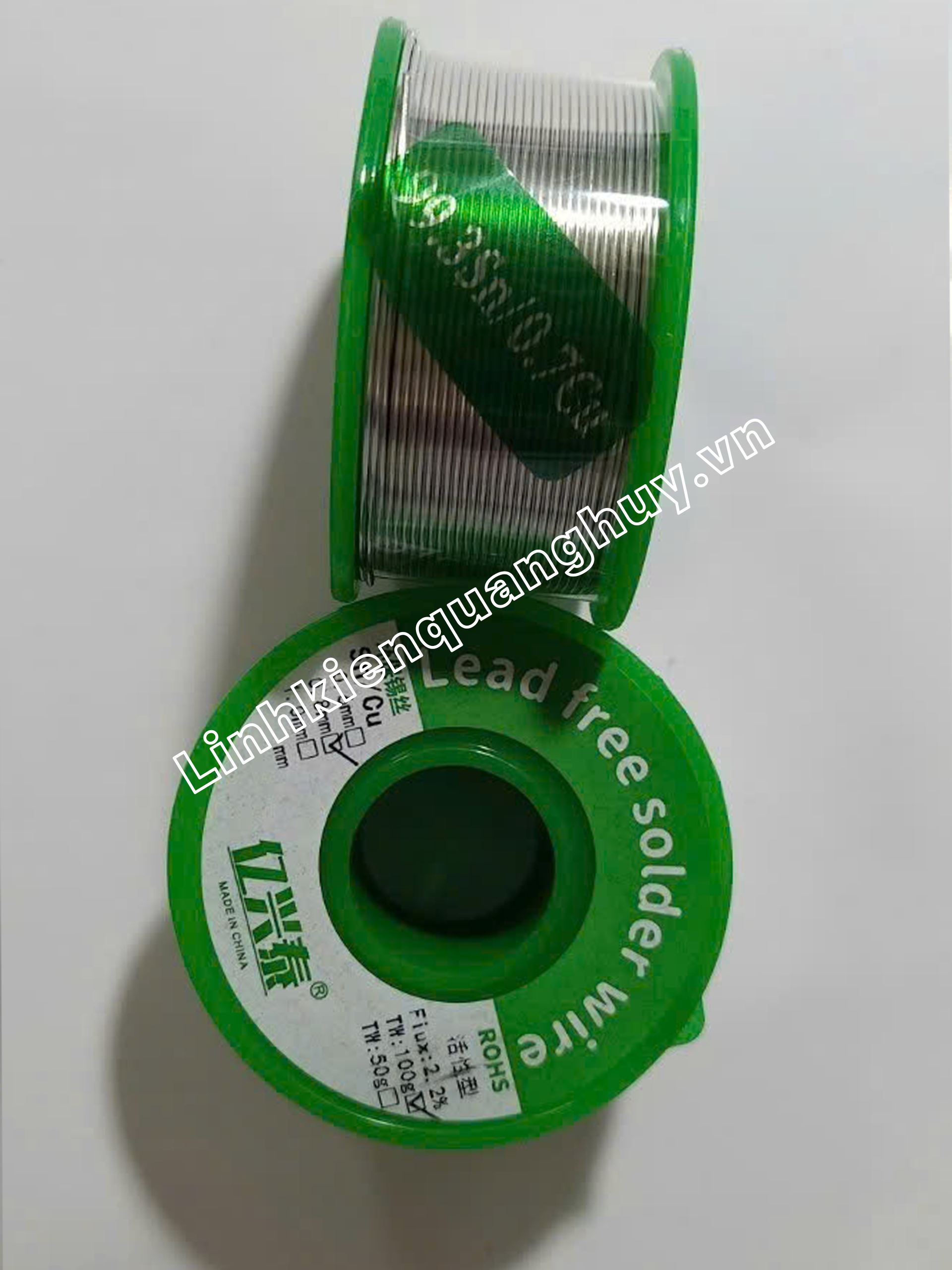 thiếc hàn không chì 99.3% 0.8-100g