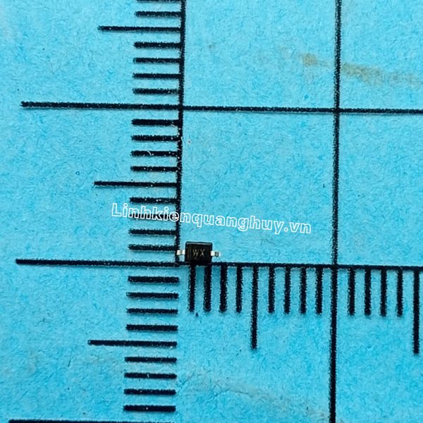 Diode zener 2.4V BZT52C2V4S kí hiệu WX SOT23