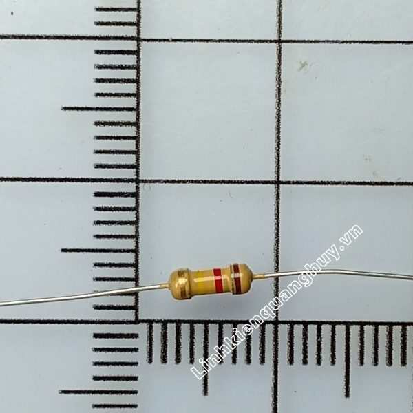 Điện Trở Vạch – Điện Trở Cắm 1/4W 120K 5% (50c)