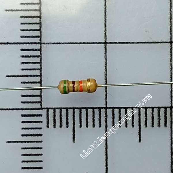 Điện Trở Vạch – Điện Trở Cắm 1/4W 51K 5% (50c)