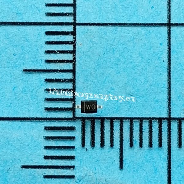 Diode zener 24V BZT52C-24S kí hiệu WO SOT-23