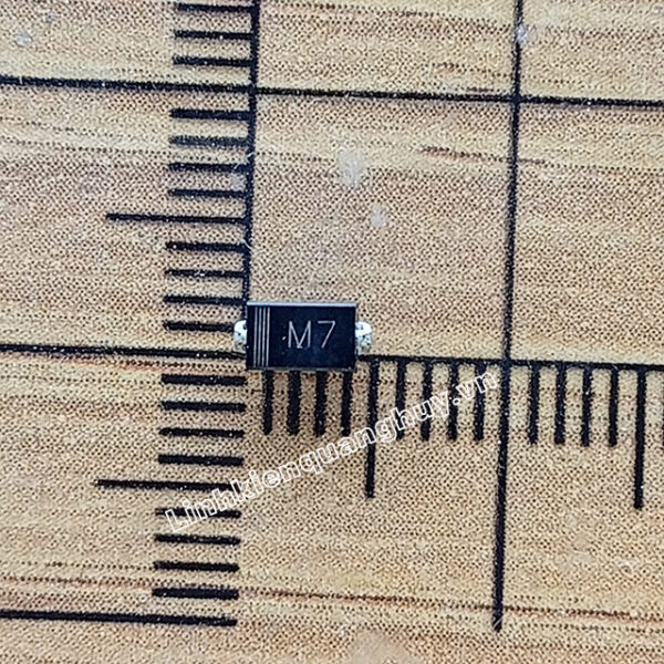 1N4007 Ký Hiệu M7 – Diode Chỉnh Lưu 1A 1000V (4*2.5mm)